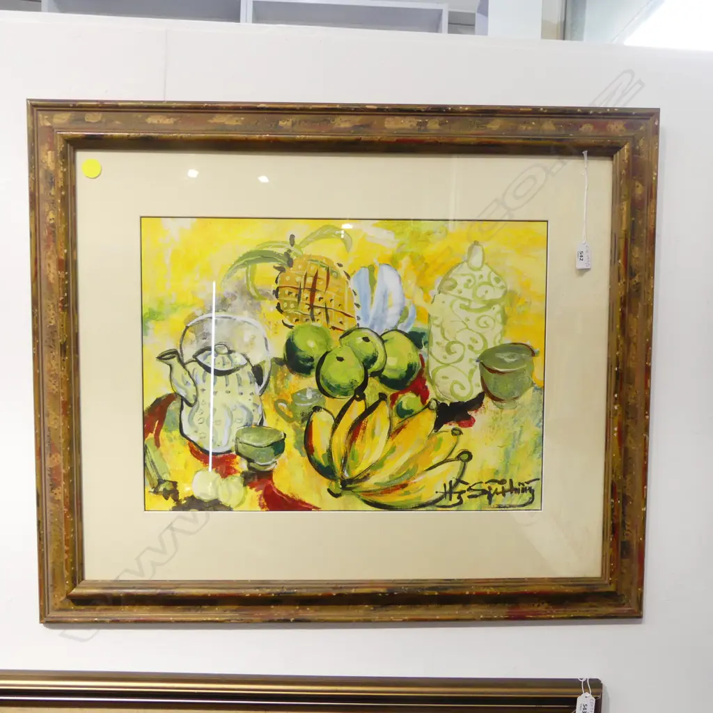 SIGNED STILL LIFE WC 380x525mm Image 1++