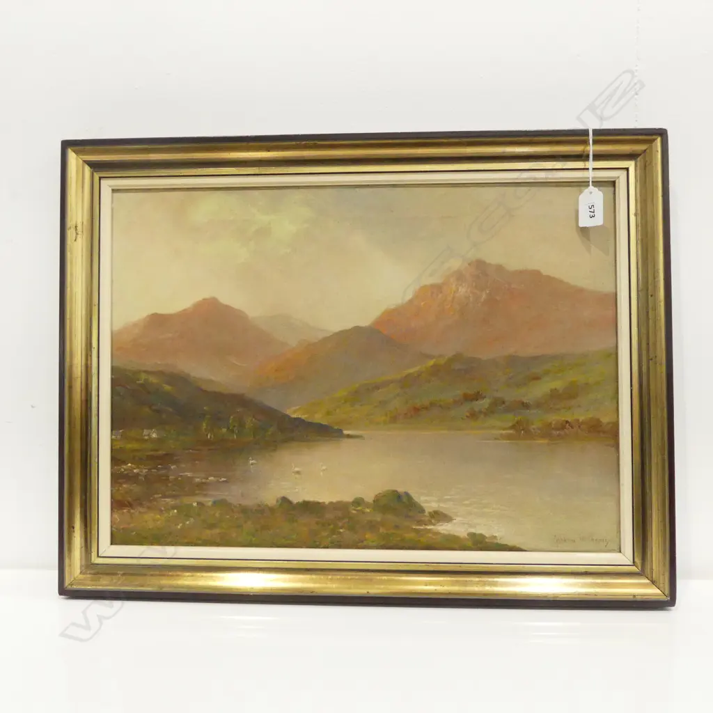 GRAHAM WILLIAMS, LANDSCAPE OIL ON CANVAS, 350x490mm Image 1++