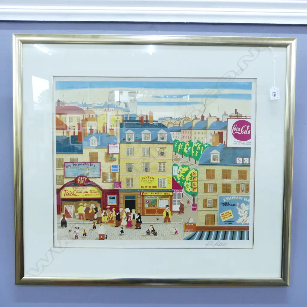 BIN KASHIWA PARIS PRINT 480x570mm Image 1++