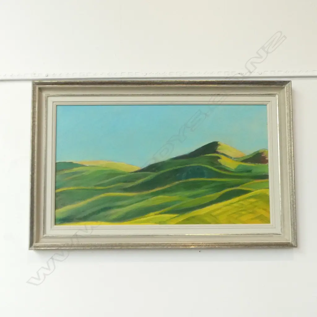 ALAN WILLIAMS 'A SEA OF HILLS' OIL ON BOARD 335x595mm Image 1++