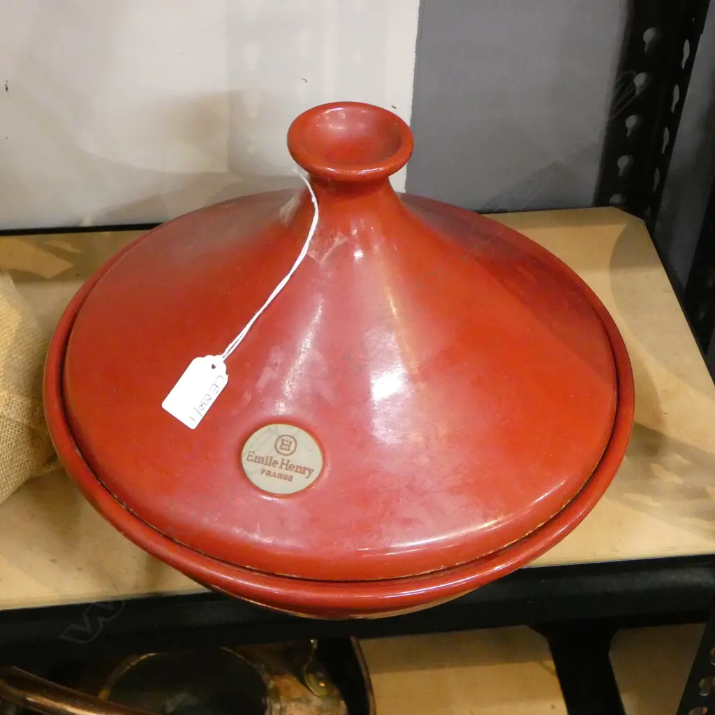 EMILE HENRY RED TAGINE 320mm dia Image 1++
