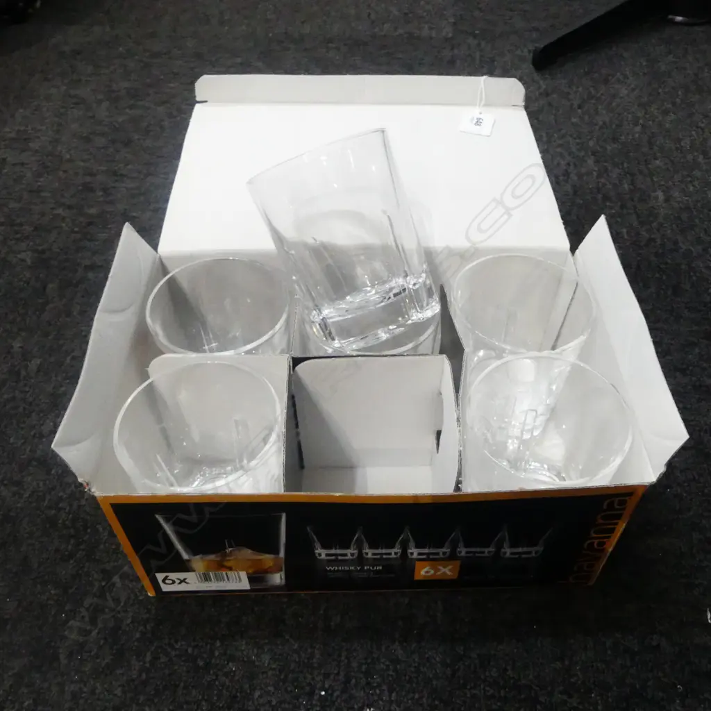 6 NACHTMANN WHISKY GLASSES H.110mm, BOXED Image 1++