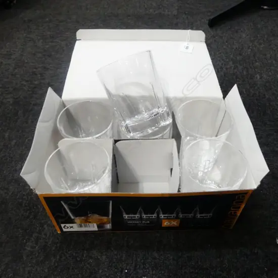 6 NACHTMANN WHISKY GLASSES H.110mm, BOXED
