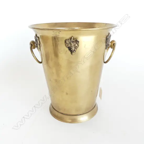 GOLD METAL CHAMPAGNE BUCKET H.235mm