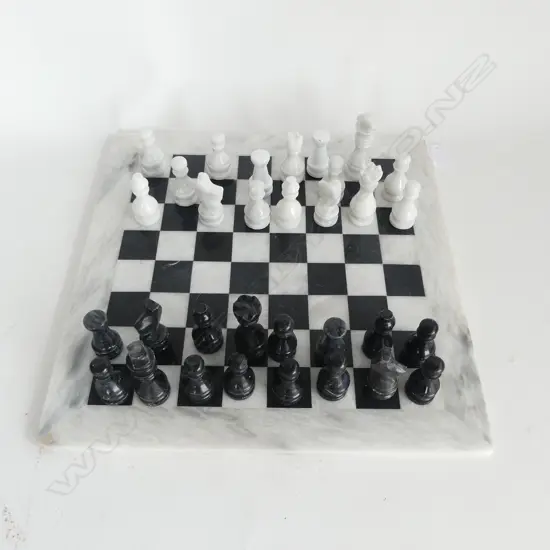 MARBLE CHESS SET 380x380mm