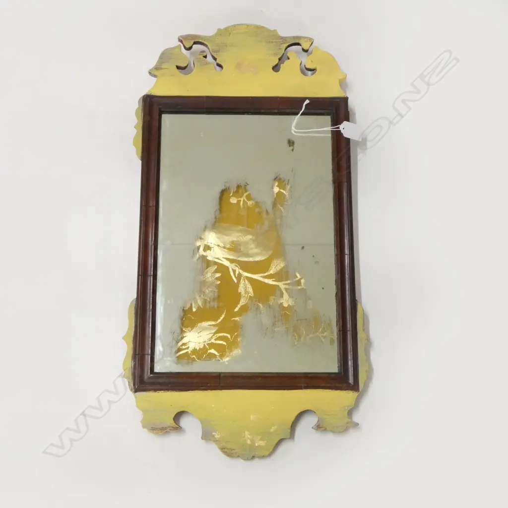 CHALK PAINTED REGENCY MIRROR Image 1++