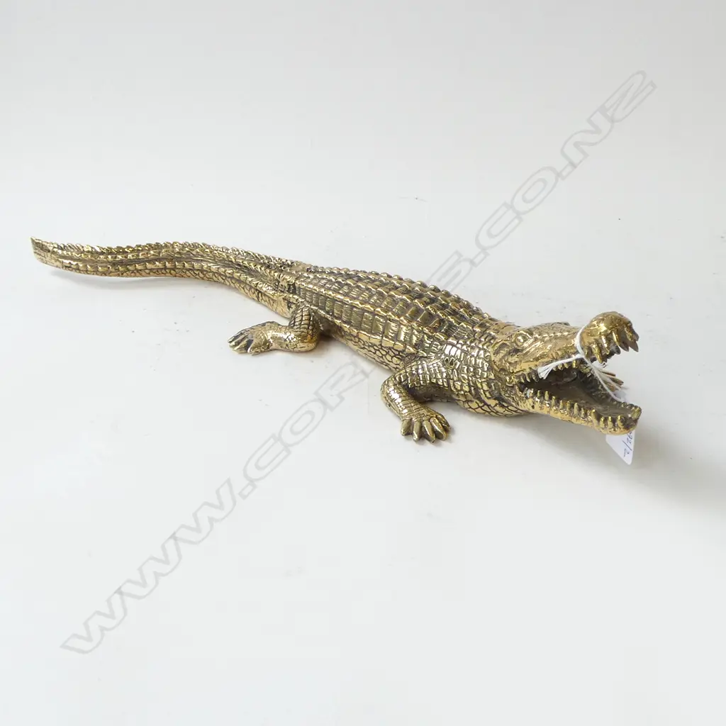 BRASS CROCODILE L.465mm Image 1++