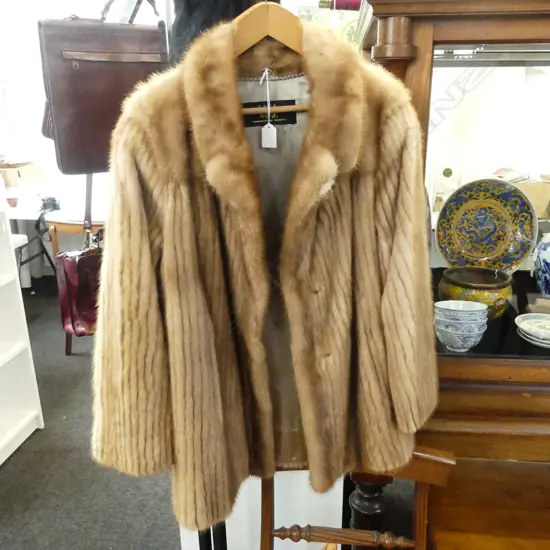 VINTAGE SAGA MINK 'ARIANNA' FUR JACKET SIZE 11