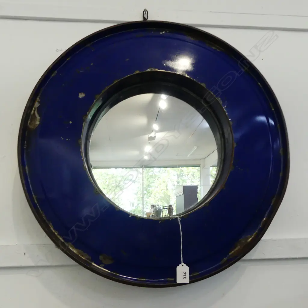 OIL DRUM BASE FORM INDUSTRIAL MIRROR Dia.580mm Image 1++