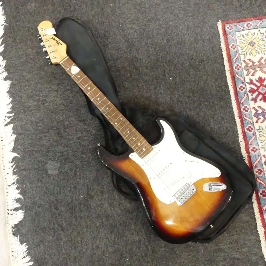 VINTAGE 'LEGEND' ELECTRIC GUITAR in soft case Image 1++