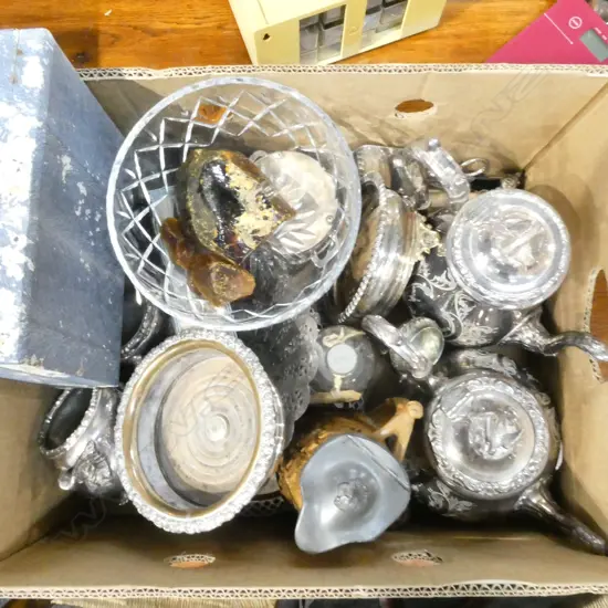 ASST. SILVER PLATE ETC