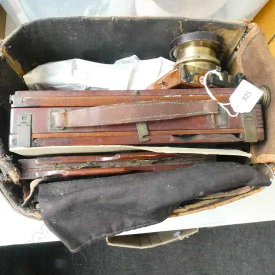 OLD C1900 THORNTON PICKARD PLATE CAMERA WITH LENS ETC MAY NOT BE COMPLETE