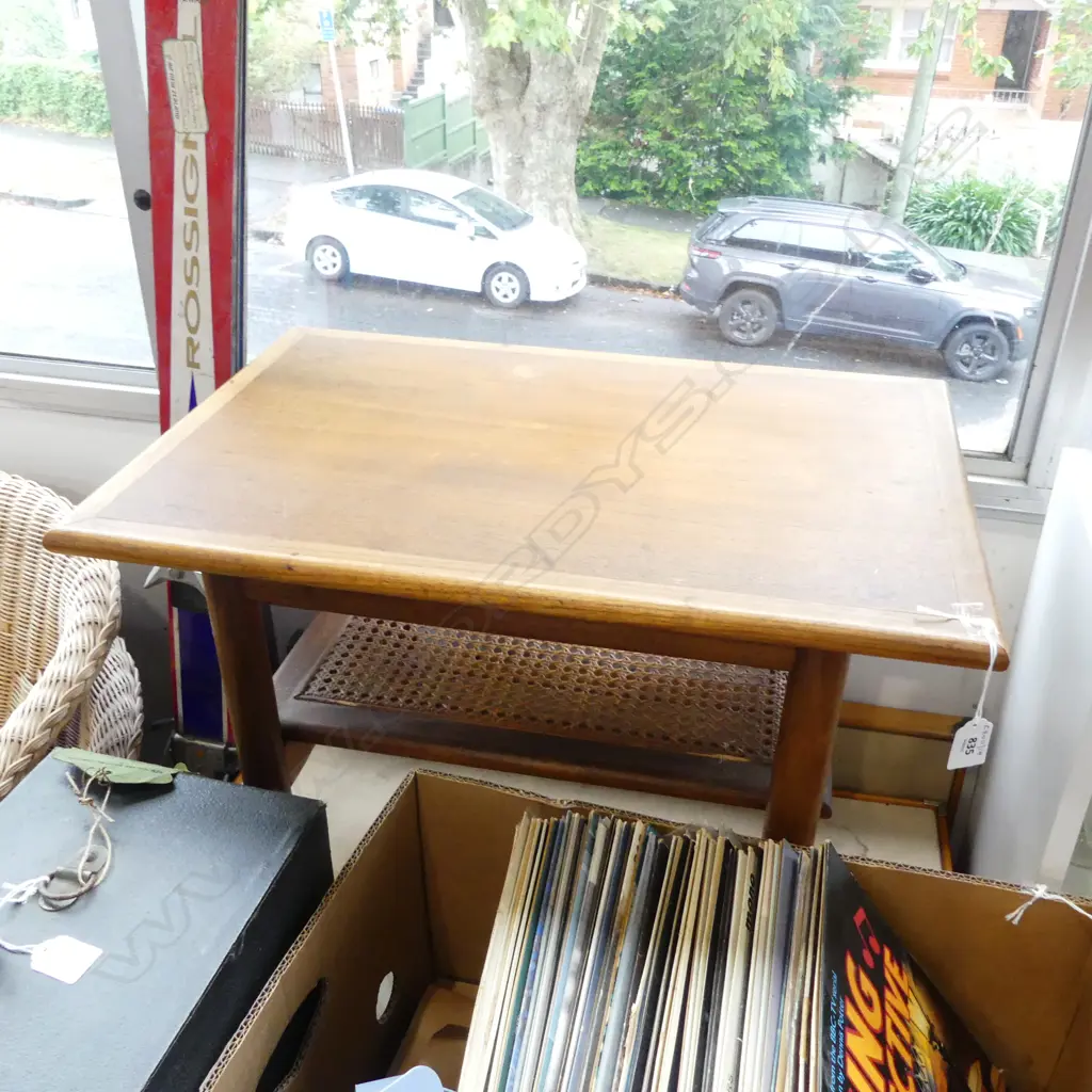 RETRO MAHOGANY SMALL COFFEE TABLE L590MM Image 1++