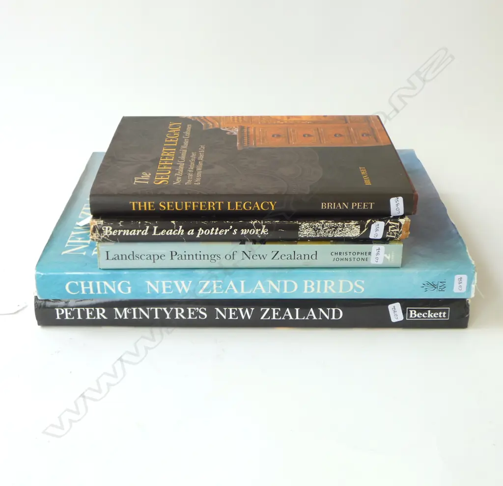 5 REFERENCE BOOKS; LANDSCPAE PAINTINGS, CHING BIRDS, PETER MCINTYRE, etc Image 1++
