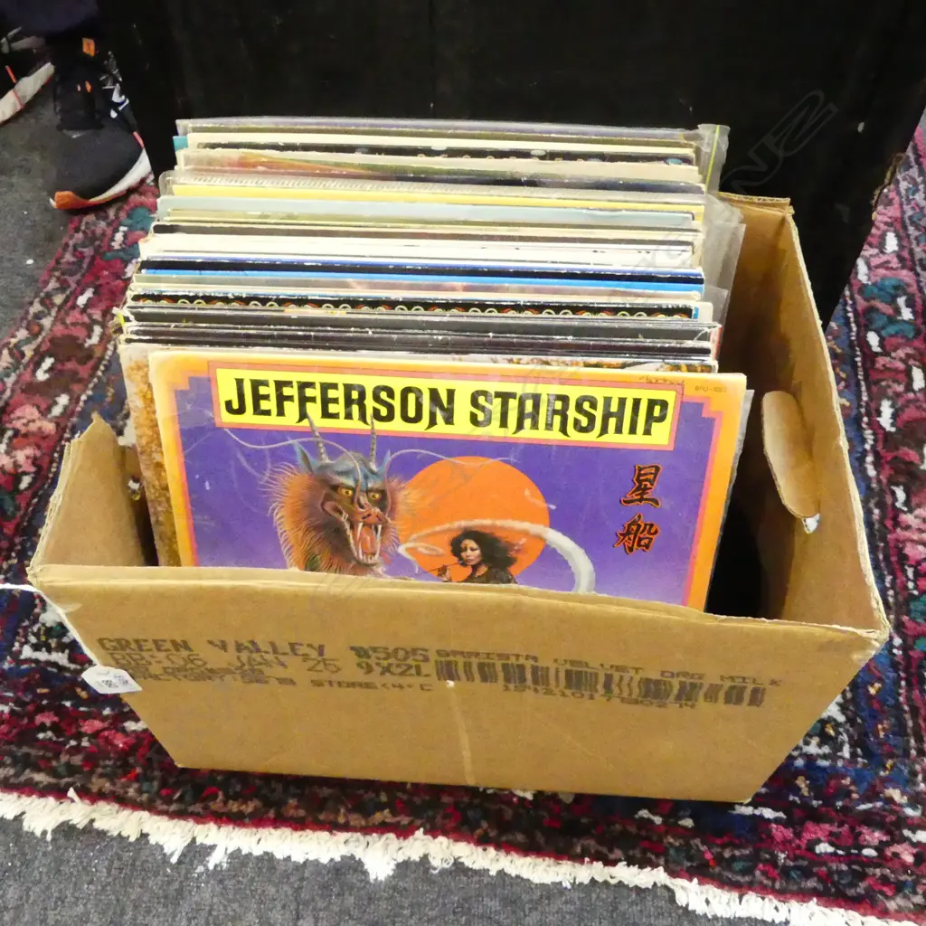 ASST. RECORDS; JEFFERSON STARSHIP, BEEGEES, DYLAN, ETC Image 1++