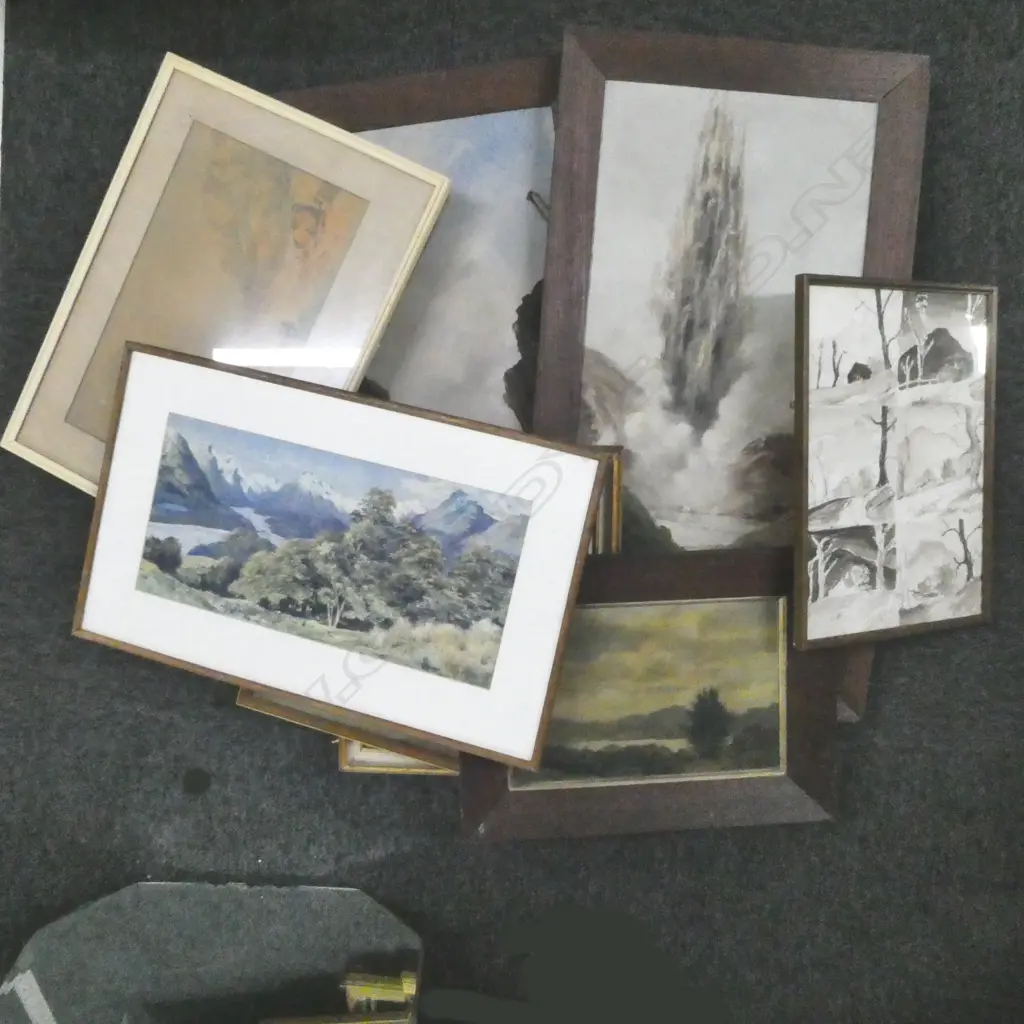 ASST. ARTWORKS; PRINTS & ORIGINALS INCL. RIX CARLTON Image 1++