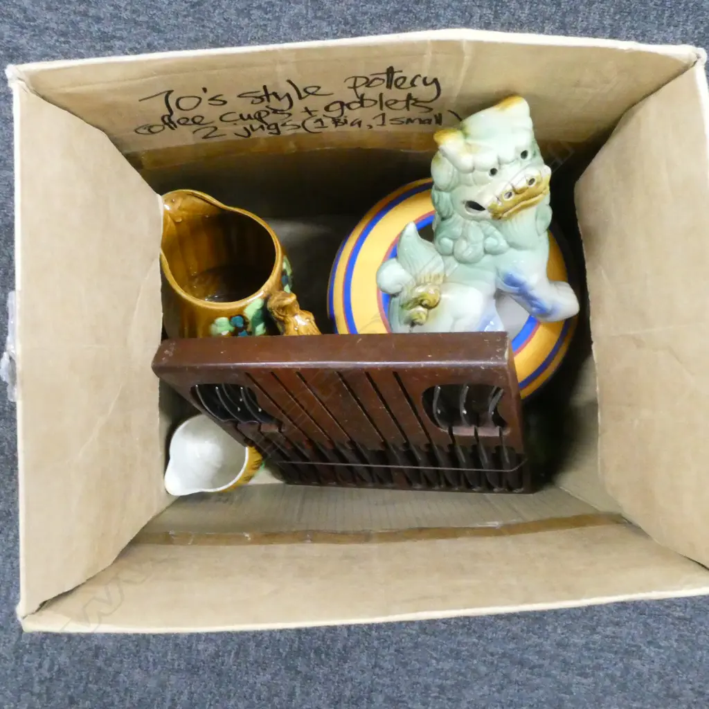 ASST. CERAMICS, STEAK KNIVES SET Image 1++