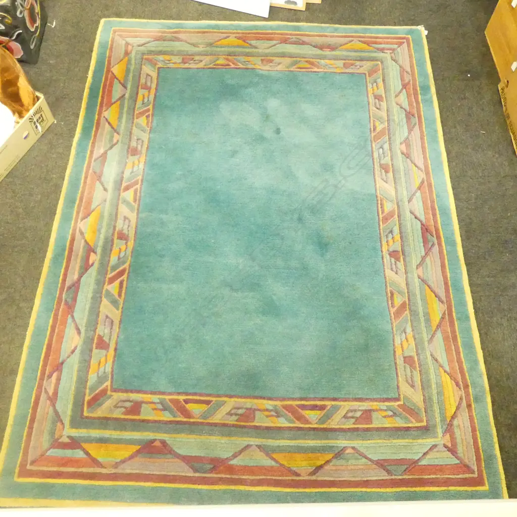 HAND KNOTTED WOOL PILE RUG 1960x1400mm Image 1++