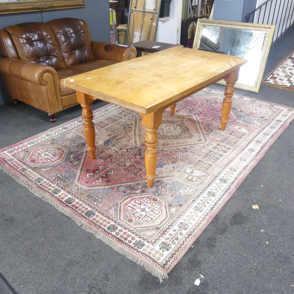LG HAND KNOTTED ALL WOOL TURKISH SHIRAZ RUG 2930x2040mm Image 1++