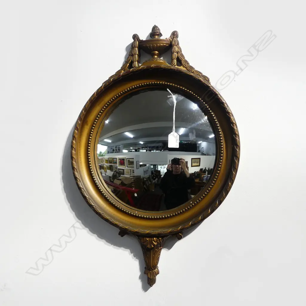 GEORGIAN STYLE GILT FRAMED MIRROR 400mm Image 1++