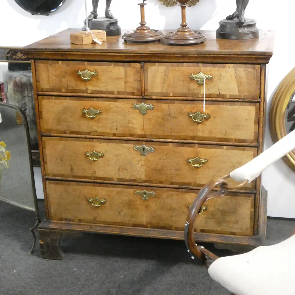 GEORGIAN 5 DRAWER CHEST 940x520x920mm OLD BORER Image 1++