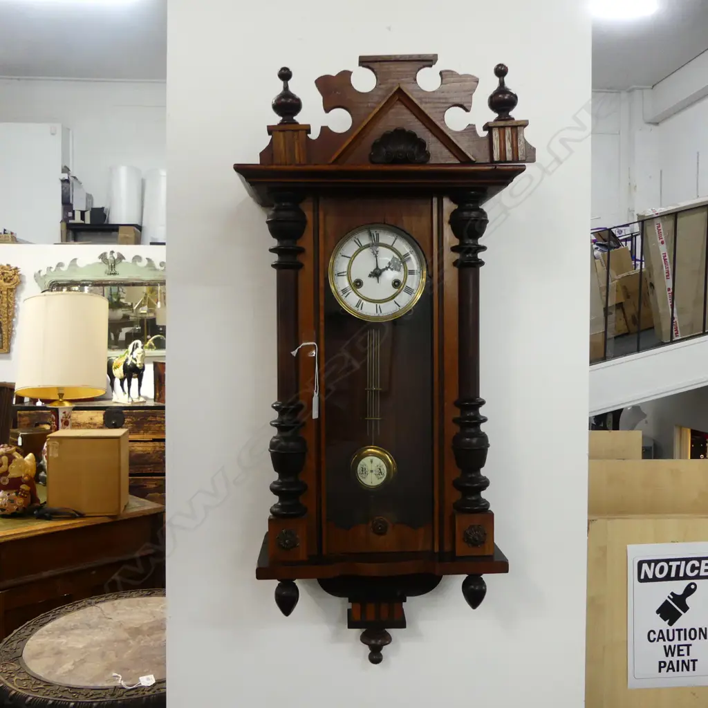 VINTAGE GINGERBREAD CLOCK H.940mm Image 1++