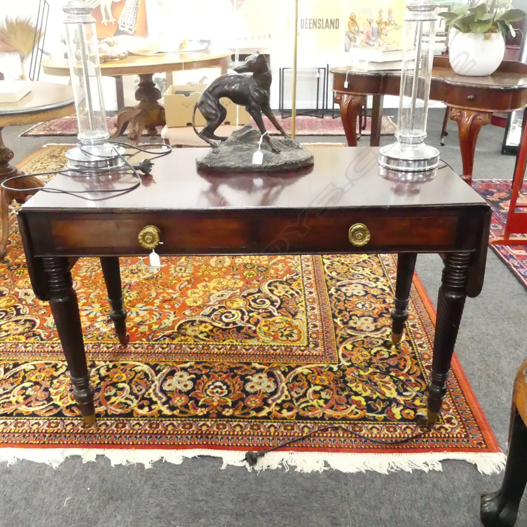 IRISH MAHOGANY SOFA TABLE Image 1++
