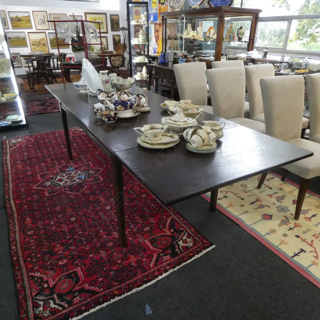 DINING TABLE w. 2 EXTENSION LEAFS 1800x900x755mm each leaf adds 500mm Image 1++