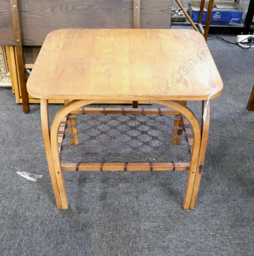 WOODEN SIDE TABLE 560x450x525mm Image 1++