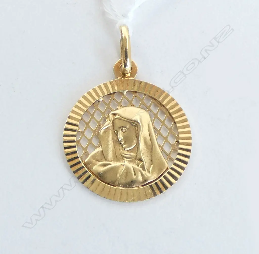 14CT VIRGIN MARY PENDANT, 2.8grms Image 1++