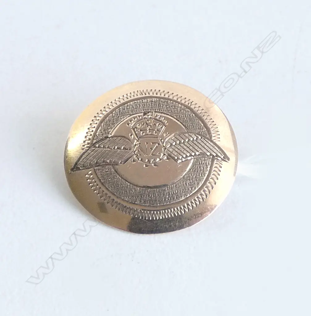 N.Z. AIR FORCE 9CT GOLD SWEETHEART BROOCH 2.39 Image 1++