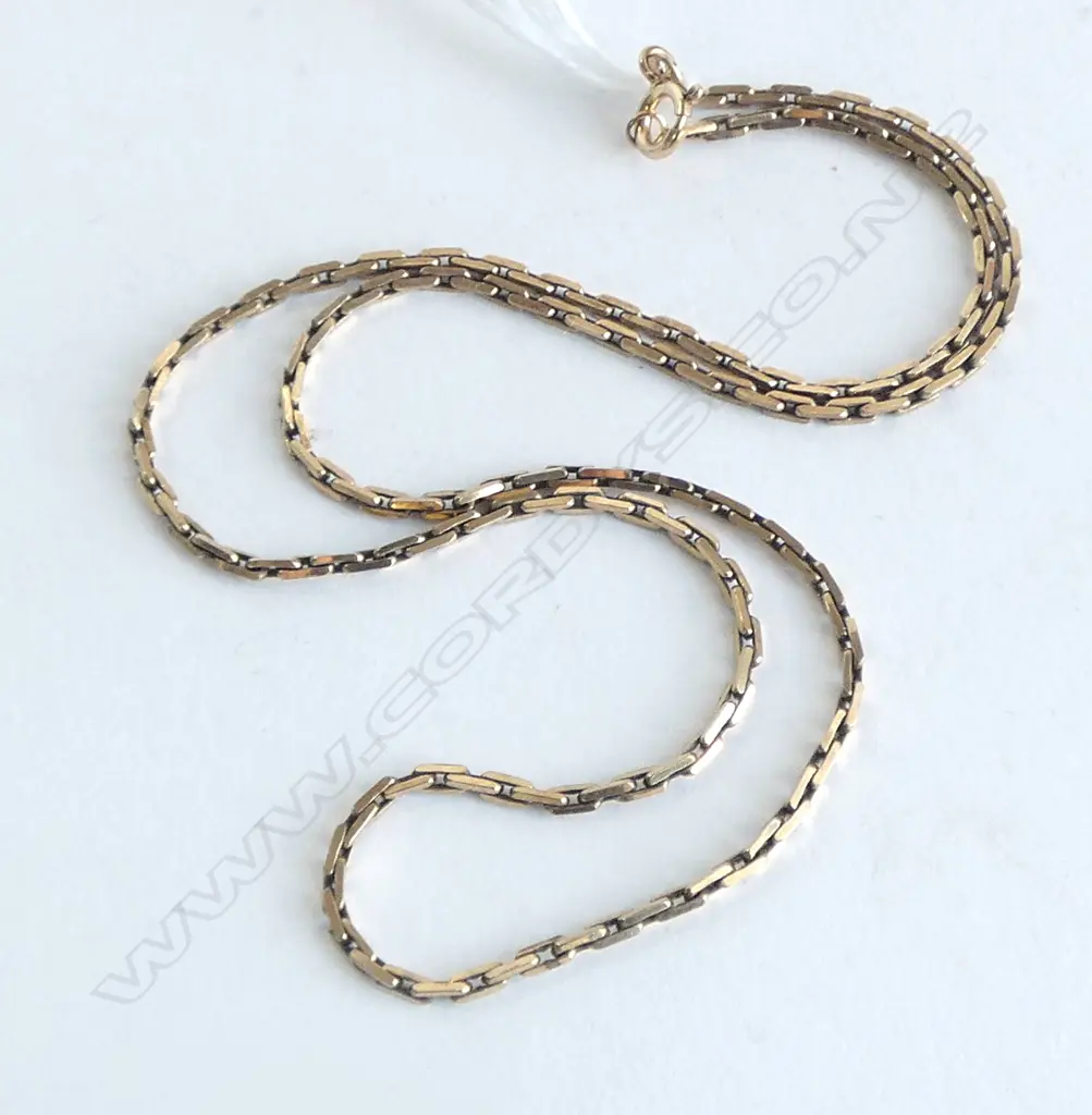 9CT NECKLACE L.480mm 9.3grms Image 1++