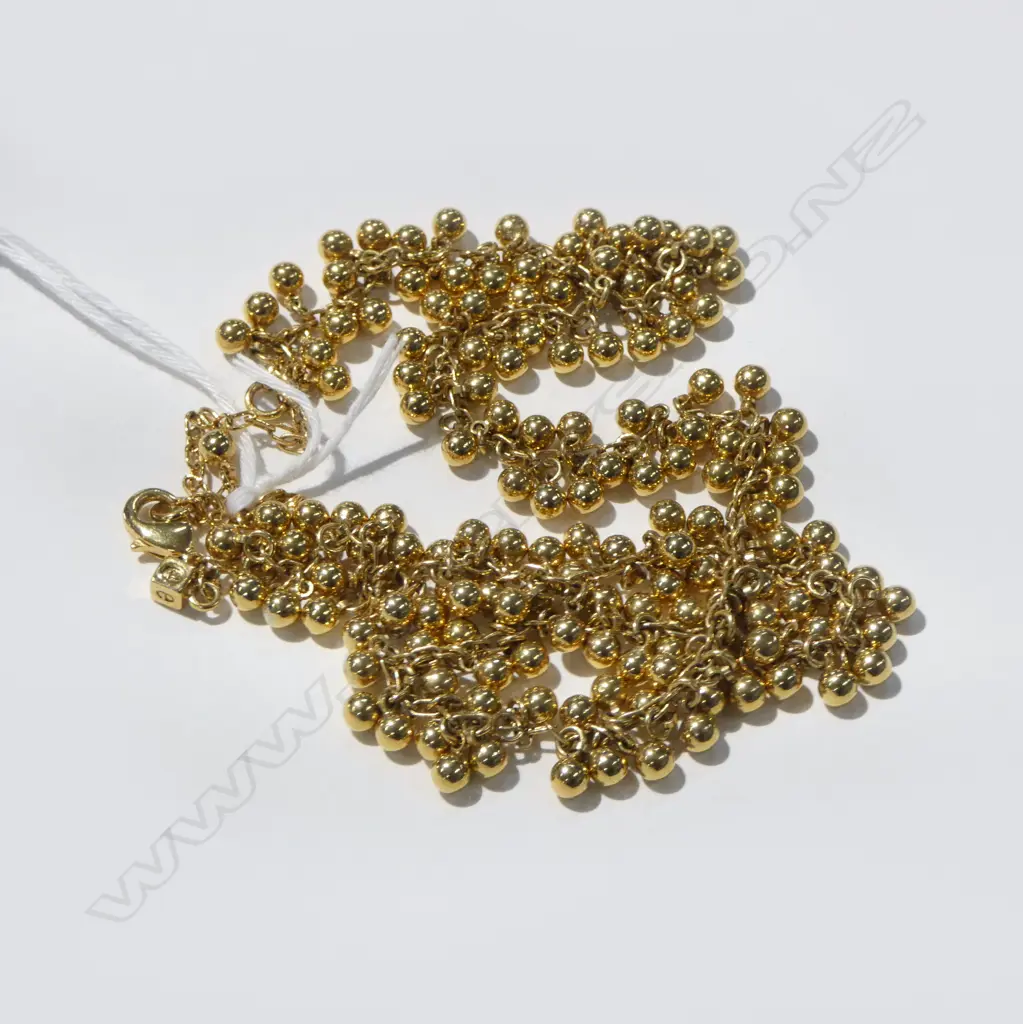 GOLD? ETHNIC NECKLACE L.480mm 50.3grms Image 1++