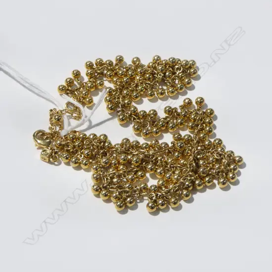 GOLD? ETHNIC NECKLACE L.480mm 50.3grms