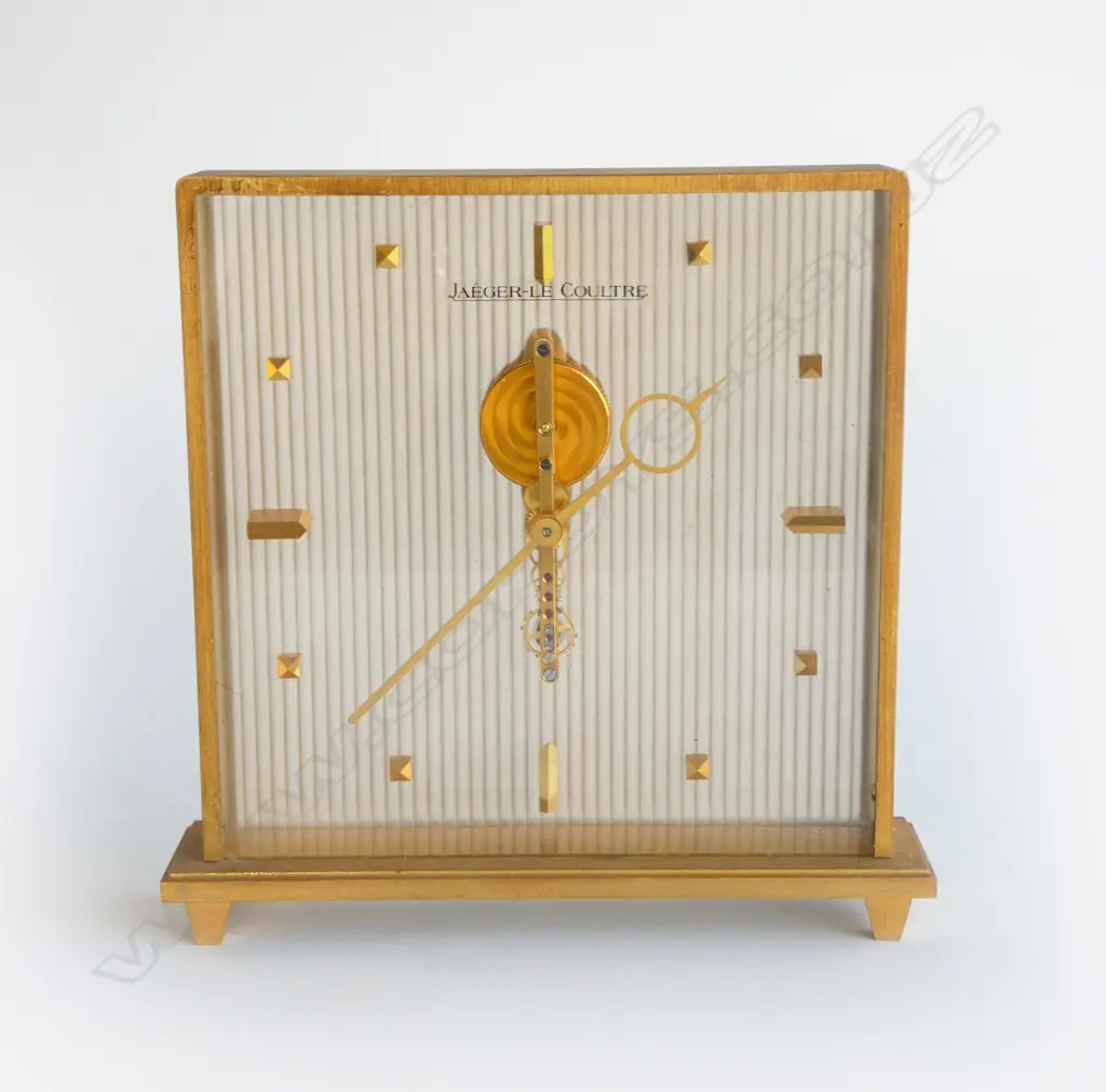 JAEGER LECOULTRE CLOCK H.165mm, BOXED apparently not working Image 1++