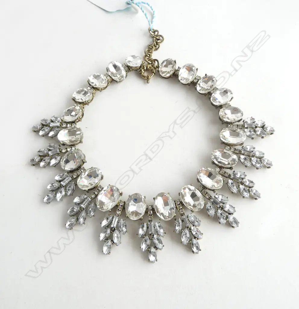 BLUE ILLUSION COSTUME NECKLACE Image 1++