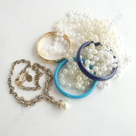 COSTUME NECKLACES/BANGLES/EARRINGS ETC