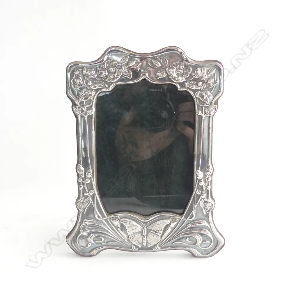 STG SILVER ART NOUVEAU PHOTO FRAME H.210mm Image 1++