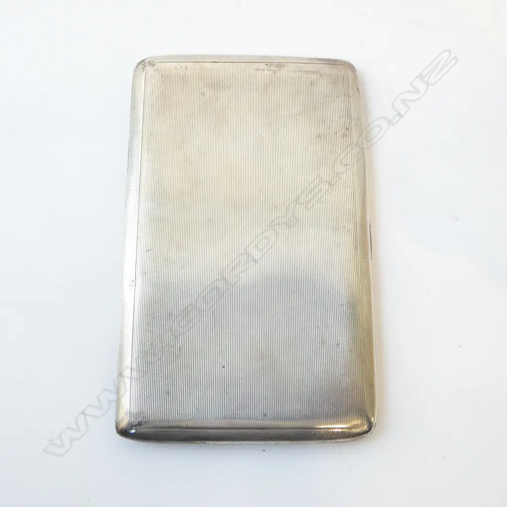 S/SILVER CIG CASE 232G Image 1++