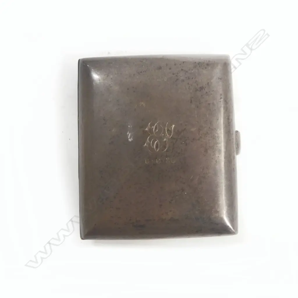 SILVER CIGARETTE CASE Birmingham 1928 68gms Image 1++