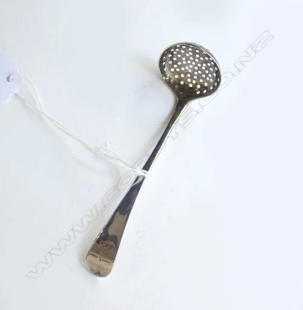 GEOGRE III SIFTING SPOON  LONDON 1805 by Richard Crossley a spoon maker Image 1++