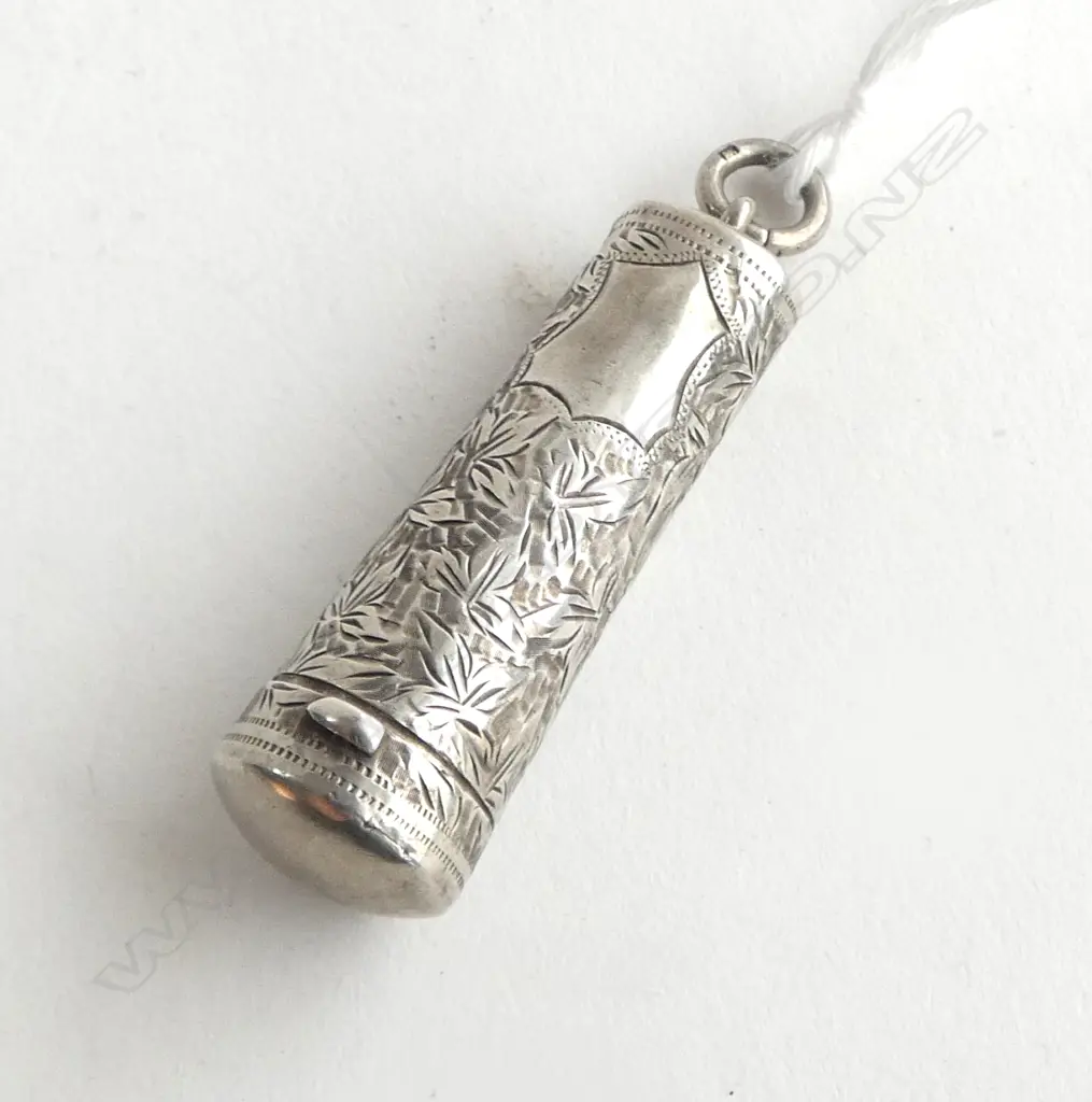 EDWARDIAN SILVER CIGARETTE HOLDER CASE (Case only) Birmingham 1904 Image 1++