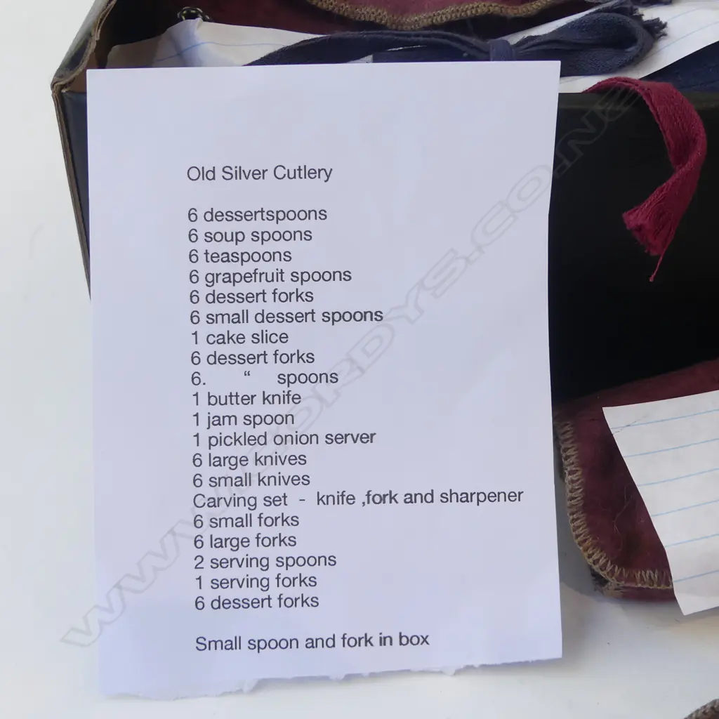 LG. SILVER PLATED CUTLERY SET Image 1++