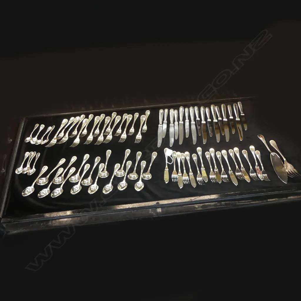 74 PCE CHRISTOFLE CUTLERY 8 PLACE SET... Image 1++
