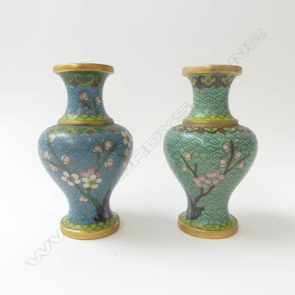PR SMALL CLOISONNE VASES H.105mm Image 1++