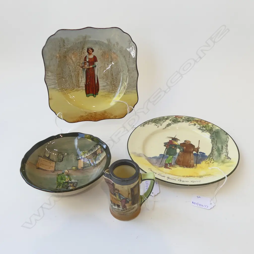 2 R/D COLLECTORS RACK PLATES SOUP BOWL & JUG H90MM Image 1++