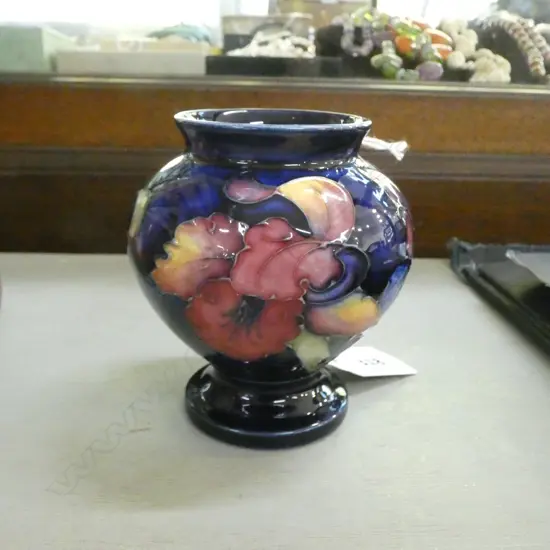 SMALL MOORECROFT VASE H90MM IRIS PAT