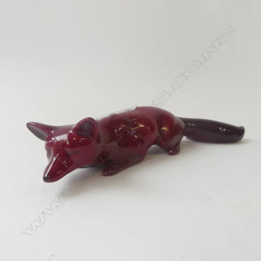 ROYAL DOULTON FLAMBE FOX L.220mm Image 1++