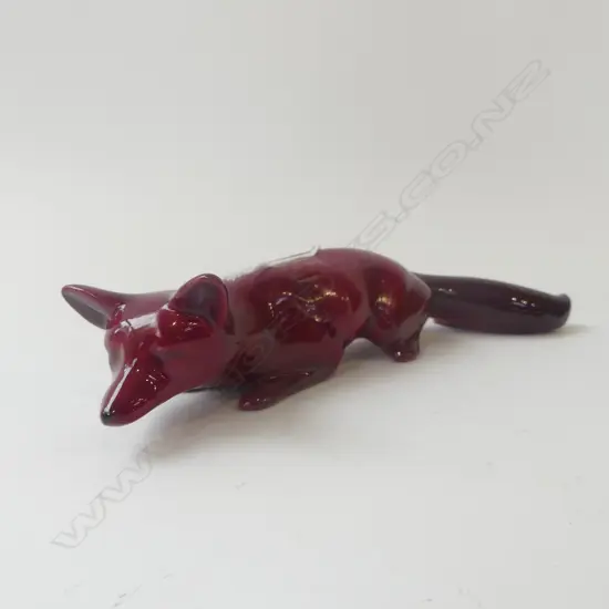 ROYAL DOULTON FLAMBE FOX L.220mm