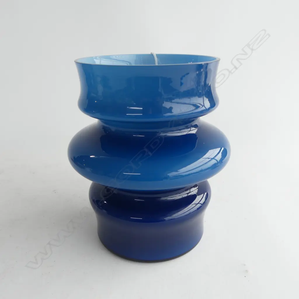 MID-CENTURY DESIGN GLASS VASE H.190mm Image 1++